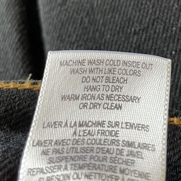 A.L.C. Jeans Womens 2 Dark Wash Straight Leg NEW 100% Cotton Denim High Rise - Picture 10 of 11